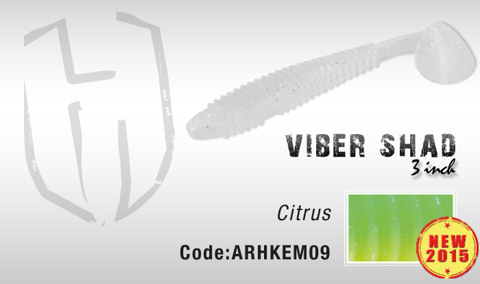Herakles Viber Shad 3,8" colore CITRUS